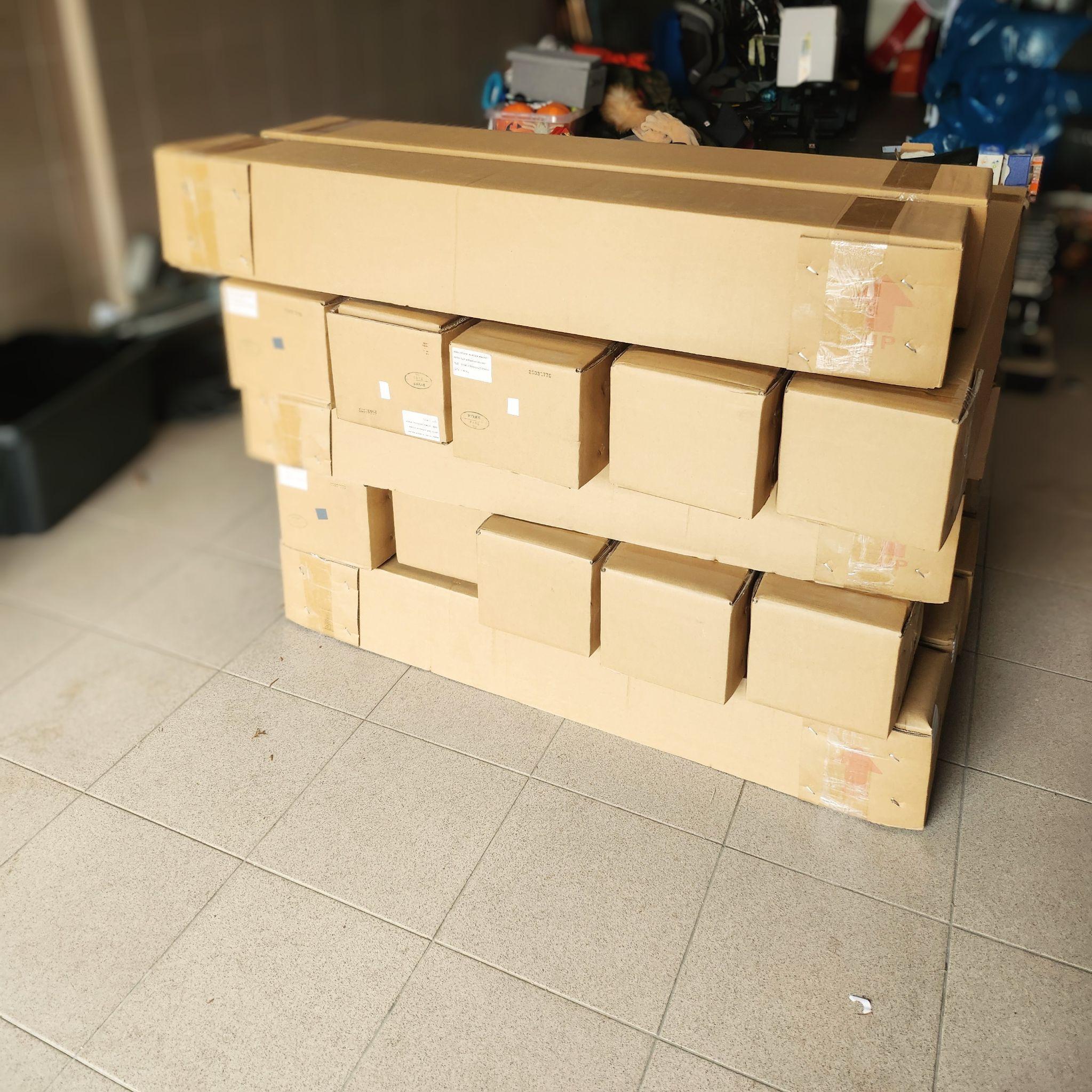 Packed Barriers44 panels ready for shipping