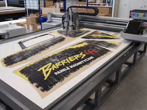 CNC cutting magnetic panels