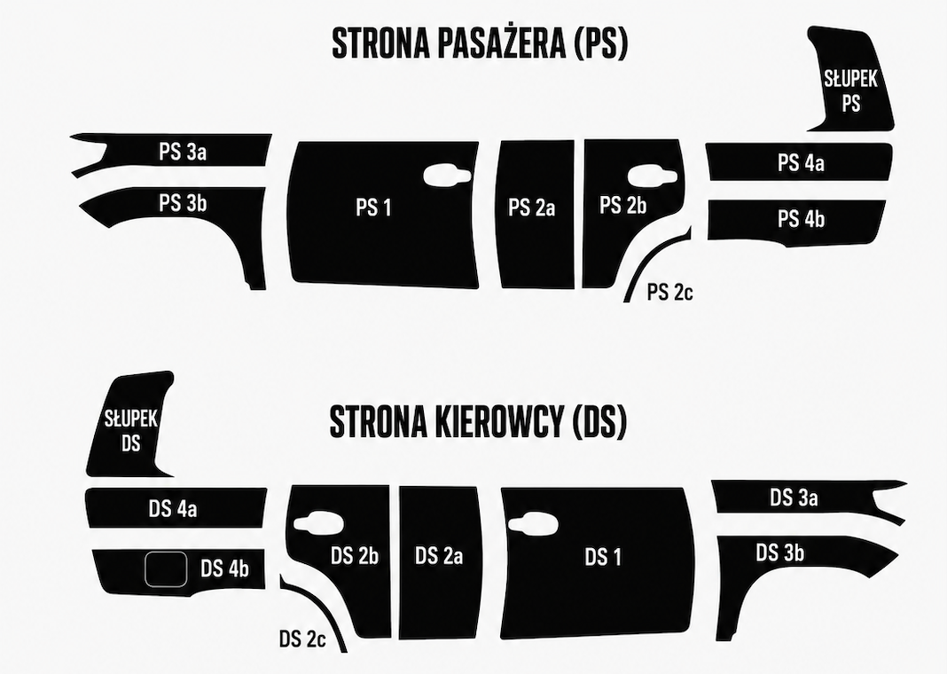 Układ paneli magnetycznych Barriers44 Toyota Prado 200